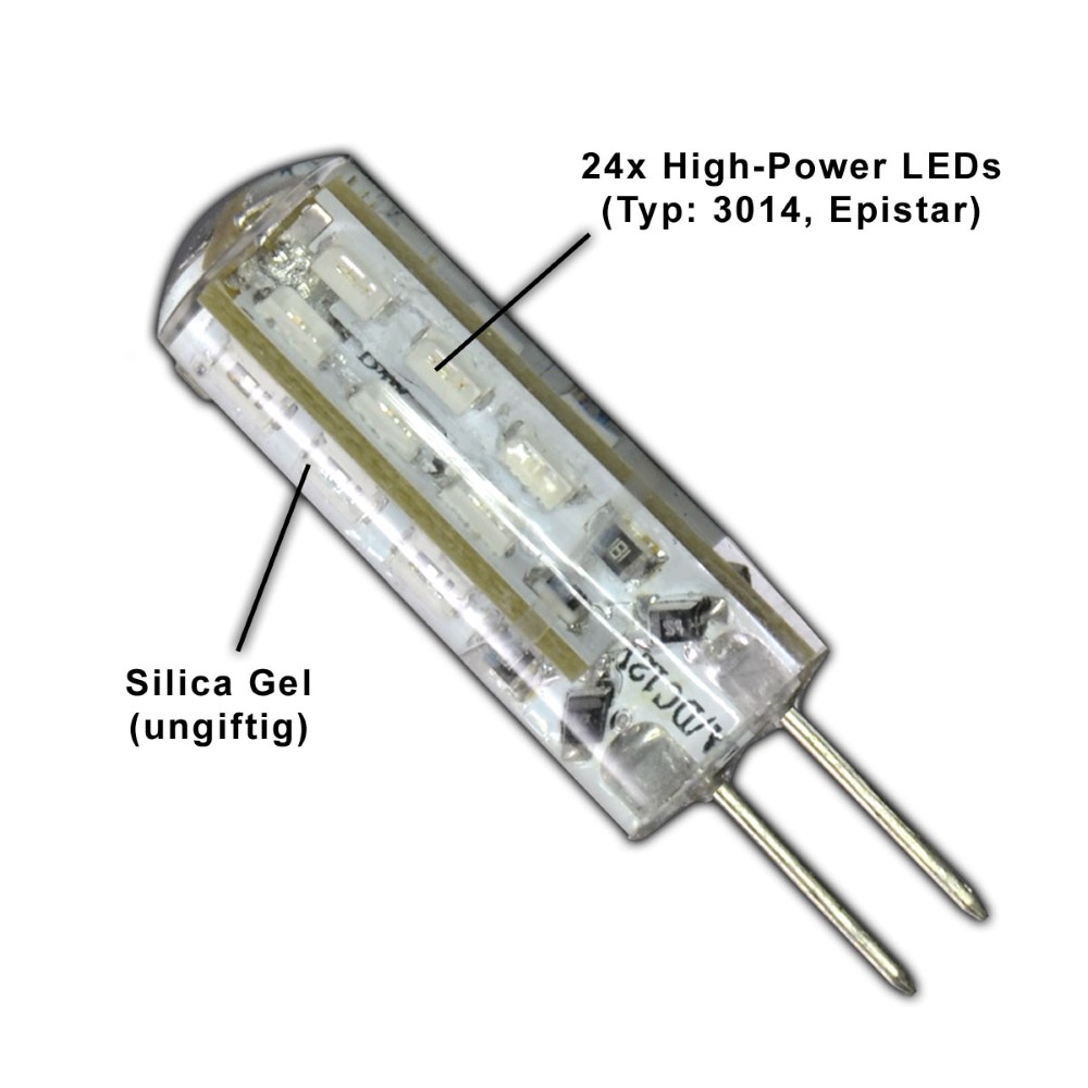 3x G4 LED 1 5 Watt Lampe DIMMBAR ROT ROTLICHT 12V DC 24