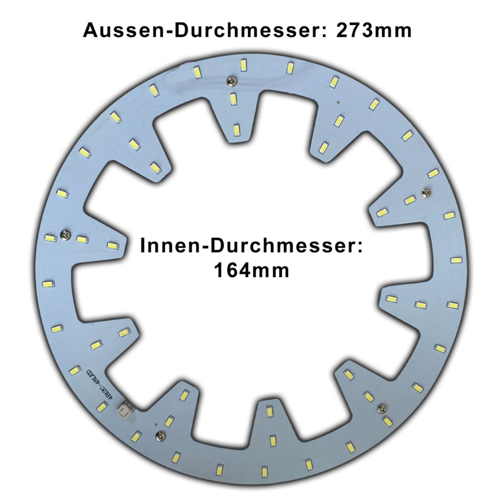 LED Leuchtmittel 24W Ringlampe Deckenlampen Umbau Set tageslicht Abmessungen