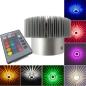 Preview: Effekt RGB 3W LED Wandleuchte Spiralen Beleuchtung Flurlampe Innenlampe