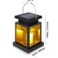 Preview: LED Solarlaterne mit LED Kerze + Akku Gartenlaterne Laterne Solarglas