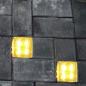 Preview: LED Glaswürfel Solarglas +Akku Garten-Laterne Dekolicht Laterne Solarlaterne