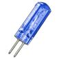 Preview: G4 LED 1,5W blau 12V DC dimmbar / blaues Licht