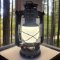 Preview: LED Vintage Laterne mit LED Licht warmweiß Petroleumlampe batteriebetrieben