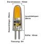 Mobile Preview: G4 LED 2 Watt 12V AC/DC - kaltweiss dimmbar