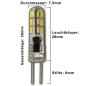 Preview: G4 mini LED 1,5 Watt ⌀ 7,5mm 12V~ AC/DC warmweiß dimmbar