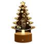 Preview: 3D Fußball Tischlampe Acryl 4er Set - Elch, Weihnachtsbaum, Ball, Herzen / Liebe
