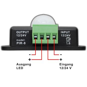 LED Bewegungsmelder PIR Sensor 12V DC 4A Bewegungssensor Motion Bewegung
