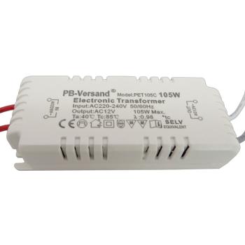 LED Trafo 0 - 60 Watt 12V~ AC 60W Transformator Netzteil Halogen 105W