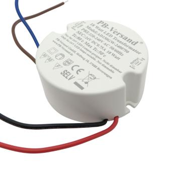 18W 24V DC LED Trafo rund klein Lampen Transformator driver Netzteil Konverter