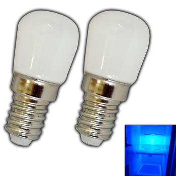 E14 LED 1,5 Watt Blau Kühlschränke Kühlschranklicht Blaulicht Lampe