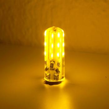 G4 1,5W LED gelb 12V DC dimmbar / gelbes Licht