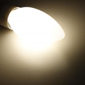 E14 LED 4 Watt Kerze Kerzenlampe Filament matt Milchglas warmweiß
