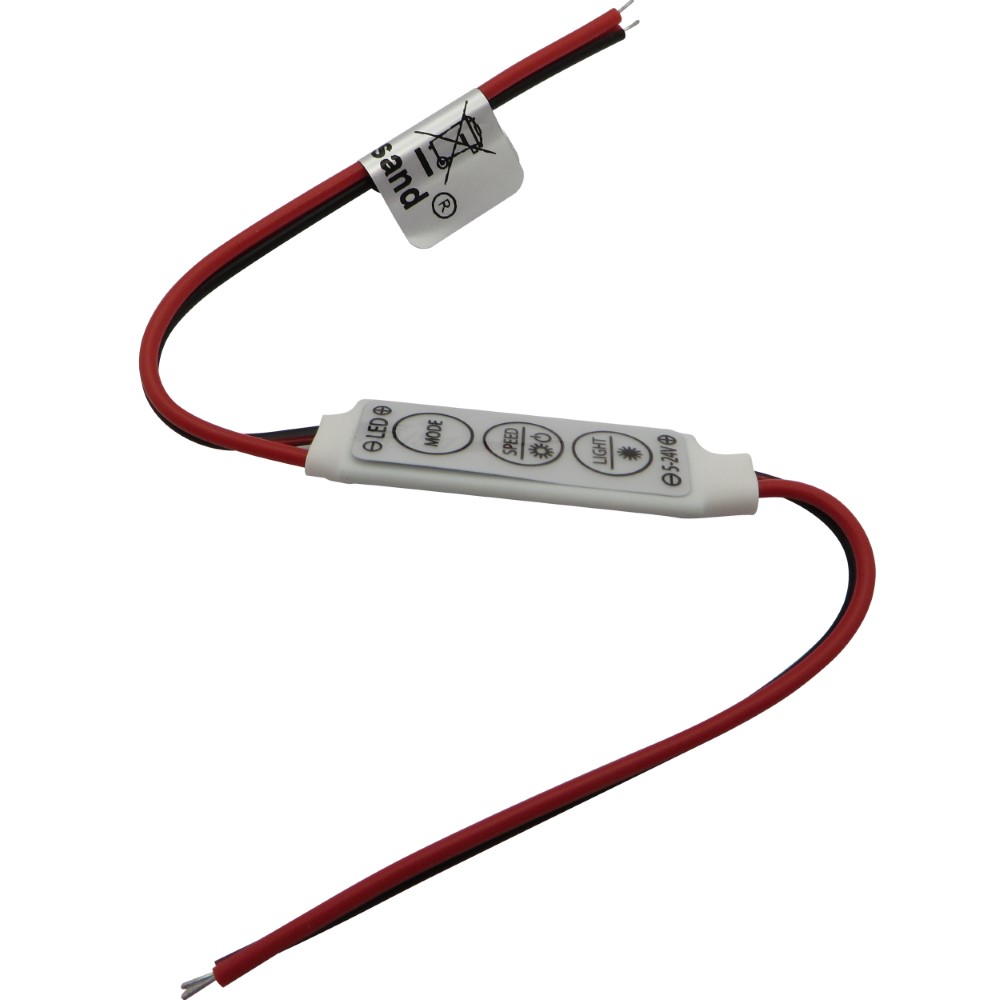 PB-Versand GmbH - 12V 24V Dimmer Hand-Dimmer 4A Schnurdimmer Kabeldimmer  dimmbar LED Streifen