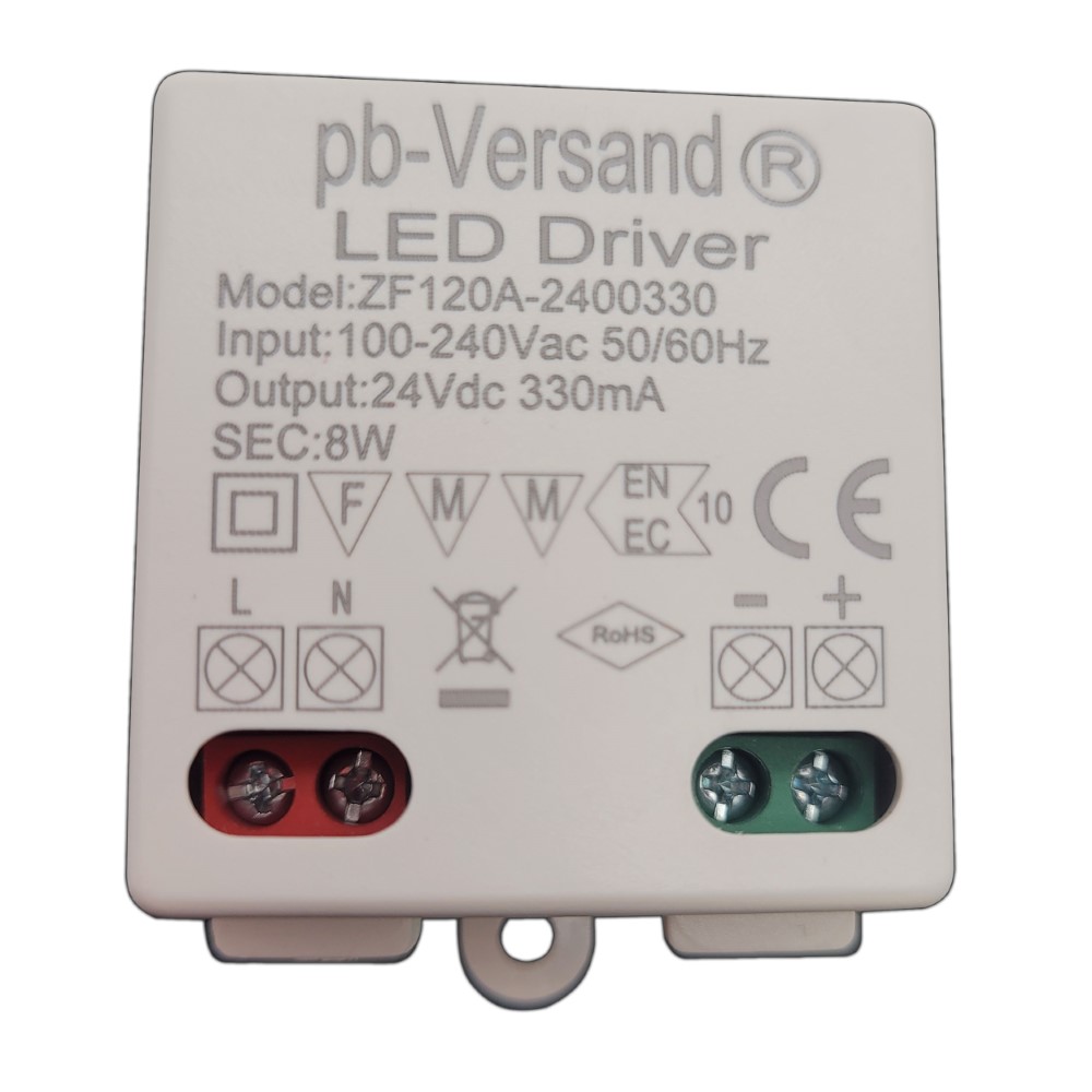 PB-Versand GmbH - LED Trafo 8 Watt mini 12V DC sehr klein