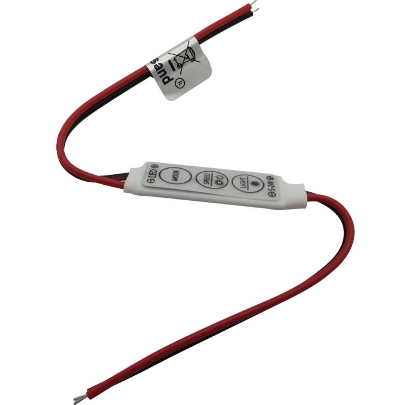 12V 24V Dimmer Hand-Dimmer 4A Schnurdimmer Kabeldimmer dimmbar LED Streifen