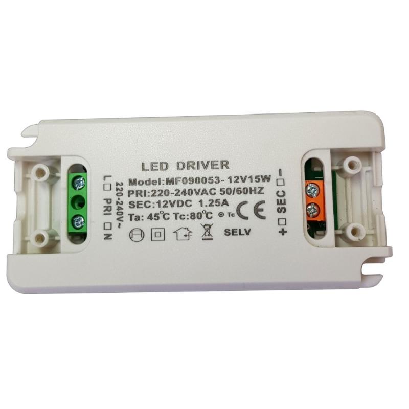 LED Trafo 15 Watt 12V DC Transformator Netzteil driver 12 Volt 15W elektronisch