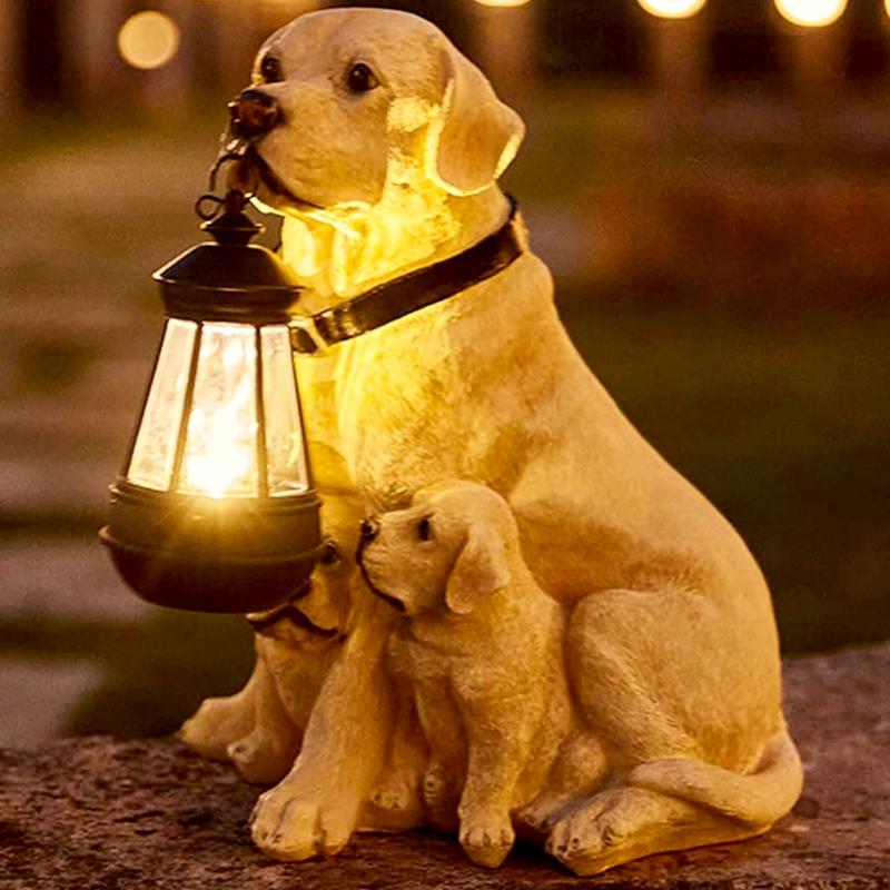 Labrador Retriever Welpen Solarlampe Welpe Solarlaterne Hunde Laterne Hund