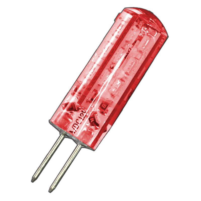 G4 LED 1,5W rot 12V DC dimmbar / rotes Licht