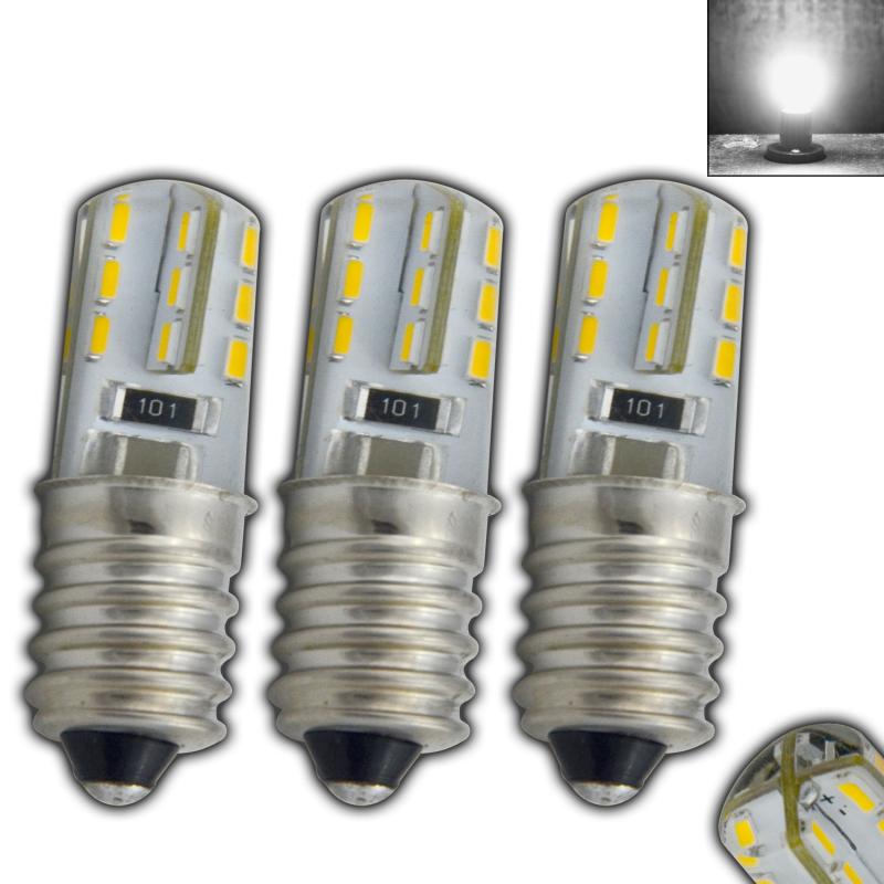 E14 LED 1,5 Watt 230V tageslichtweiß kaltweiß Leuchtmittel für Kühlschrank
