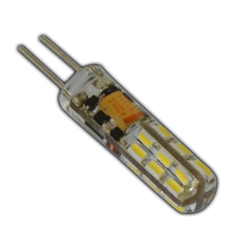 G4 mini LED 1,5 Watt ⌀ 7,5mm 12V~ AC/DC warmweiß dimmbar