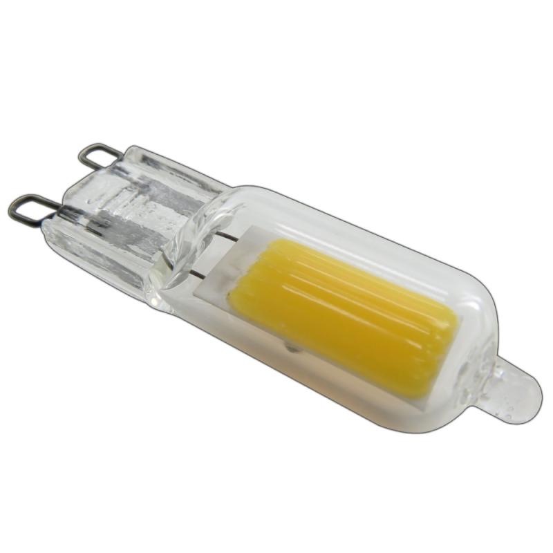 G9 mini LED 2,5 Watt aus Glas COB warmweiß A+ Glühbirne Birne Lampe Leuchtmittel