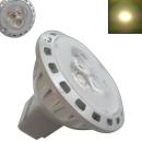 MR11 GU4 LED 2,5 Watt 12V AC/DC warmweiß Spot 30°